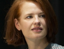 Gdyńskie Centrum Filmowe. 43. Festiwal Polskich Filmów Fabularnych. Konferencja prasowa filmu pt. "Krew Boga". reż. Bartosz Konopka, Anna Wydra, Wiktoria Gorodeckaja, Krzysztof Pieczyński, Karol Bernacki, Jacek Koman, Andrzej Dąbrowski, Przemysław Nowakowski, Jerzy Rogiewicz.