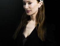 44. Festiwal Polskich Filmów Fabularnych w Gdyni. Konferencja prasowa do filmu "Ukryta gra" reż. Łukasz Kośmicki. Lotte Verbeek