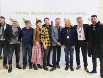 44. Festiwal Polskich Filmów Fabularnych w Gdyni. Spotkanie z Ekipą filmu "Legiony". m.in. Dariusz Gajewski, Sebastian Fabijański, Wiktoria Wolańska, Mirosław Baka, Maciej Pawlicki