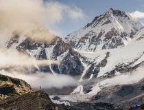 Andrzej Bargiel - przed bazą na Mount Everest