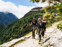 Andrzej Bargiel - przed bazą na Mount Everest