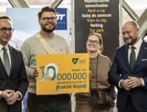 10-milionowy pasażer obsłużony w Kraków Airport