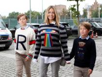 Małgorzata Rozenek z synami