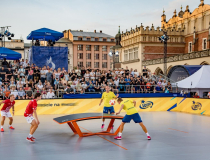 Igrzyska Europejskie 2023 - teqball Polska Ukraina