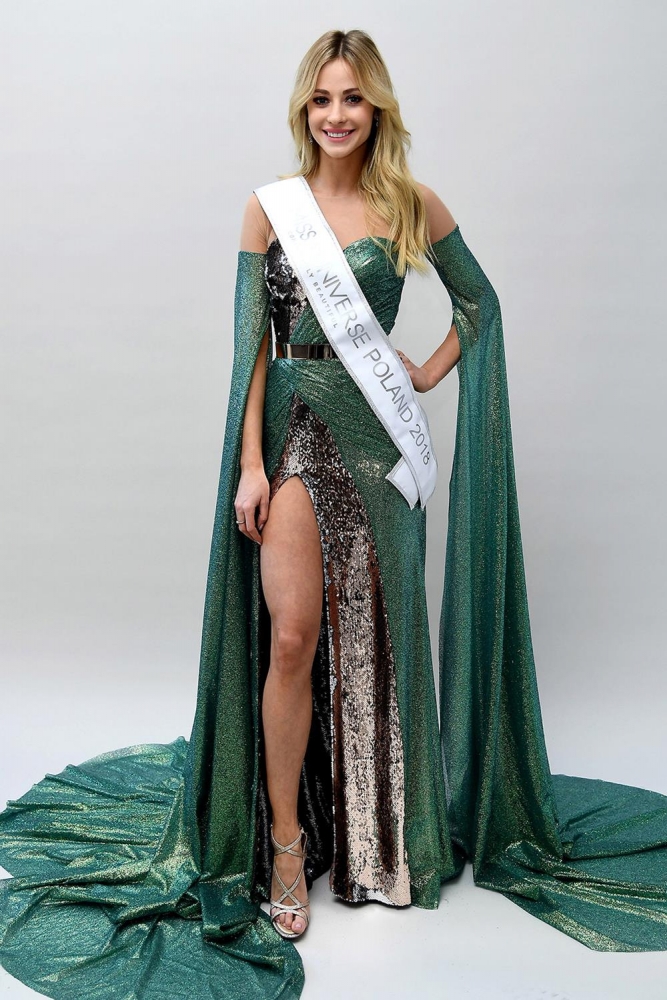Suknia wieczorowa na finał Miss Universe