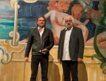 Odsłonięcie kurtyny Wyspiańskiego w Teatrze Słowackiego