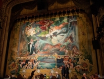 Odsłonięcie kurtyny Wyspiańskiego w Teatrze Słowackiego