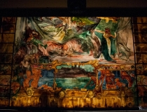 Odsłonięcie kurtyny Wyspiańskiego w Teatrze Słowackiego