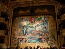 Odsłonięcie kurtyny Wyspiańskiego w Teatrze Słowackiego