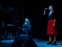 Odsłonięcie kurtyny Wyspiańskiego w Teatrze Słowackiego