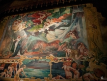 Odsłonięcie kurtyny Wyspiańskiego w Teatrze Słowackiego