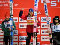 Puchar Świata w Wiśle 2018. Dekoracja zawodników