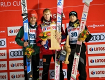 Puchar Świata w Wiśle 2018. Dekoracja zawodników