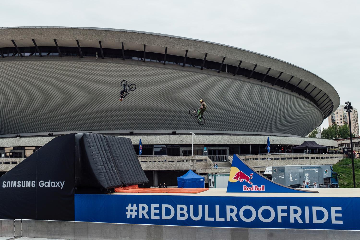 Red Bull Roof Ride. Rowerowy Puchar Świata przed katowickim Spodkiem