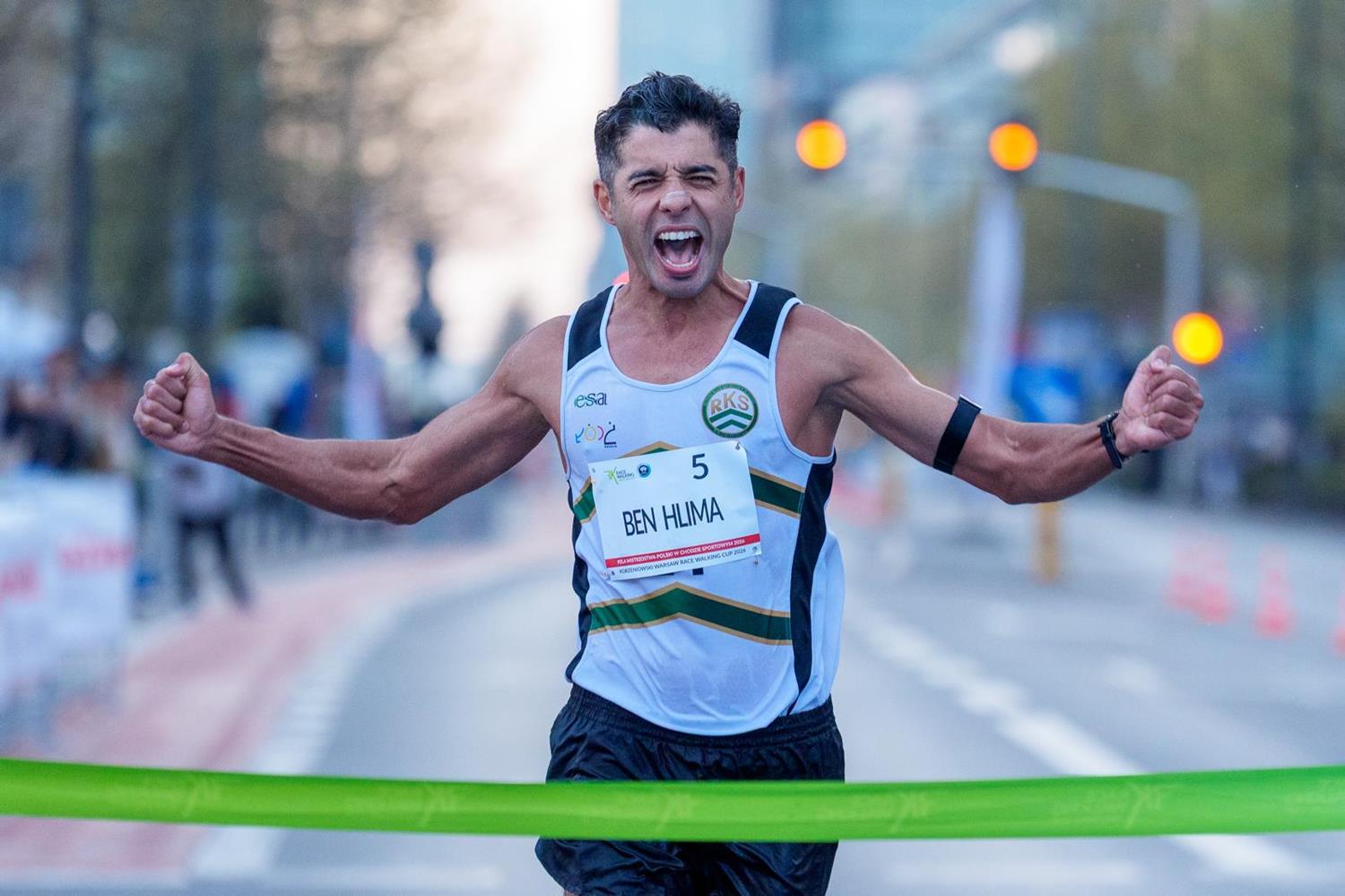 Mistrzostwa Polski w chodzie półmaratońskim. Rekordy Zdziebło i Ben Hlimy
