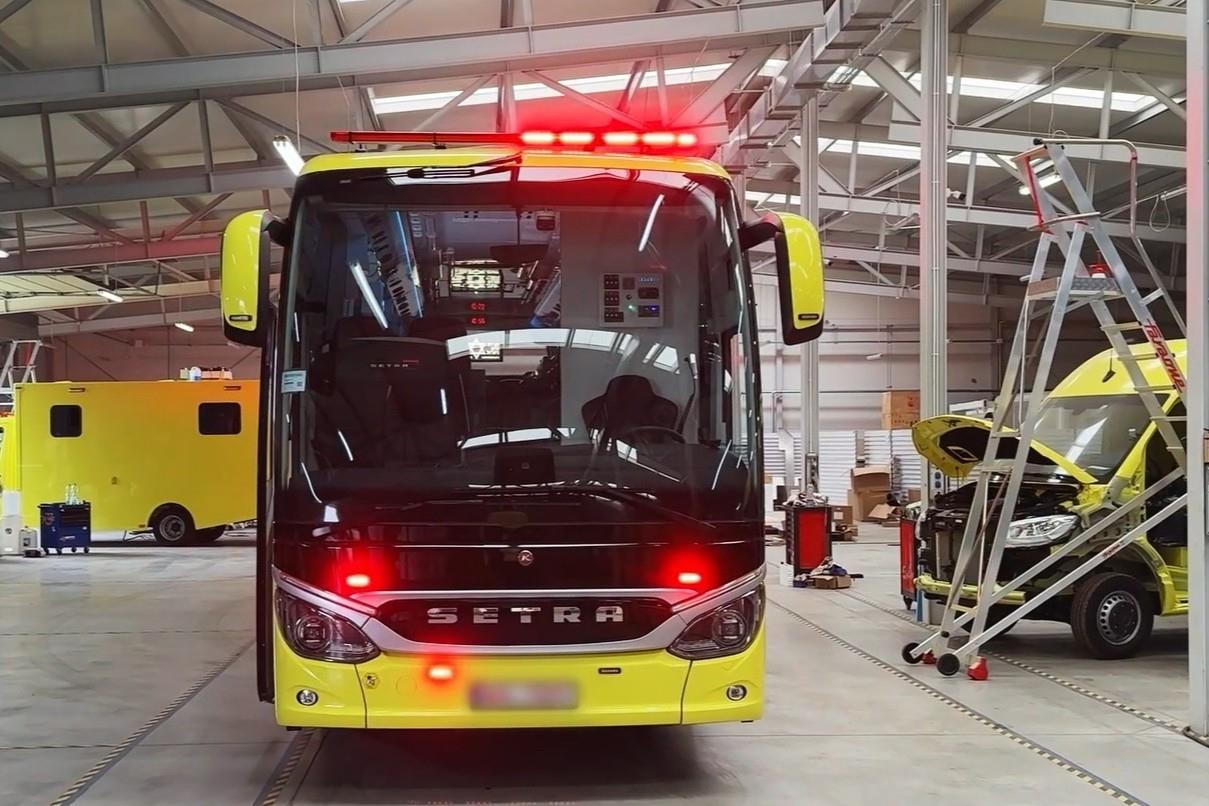 Łódzkie. Ambulans do zadań specjalnych. Szpital w… autobusie