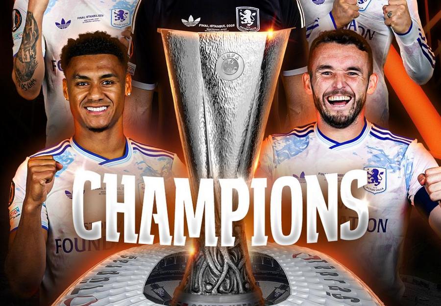 Finał Ligi Europy UEFA 2026 w Stambule. Aston Villa z pucharem